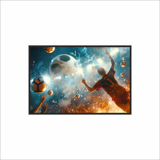 “Unstoppable Motion – Sports Energy Inspired Frame” ⚽🔥