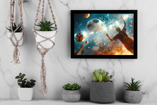 “Unstoppable Motion – Sports Energy Inspired Frame” ⚽🔥