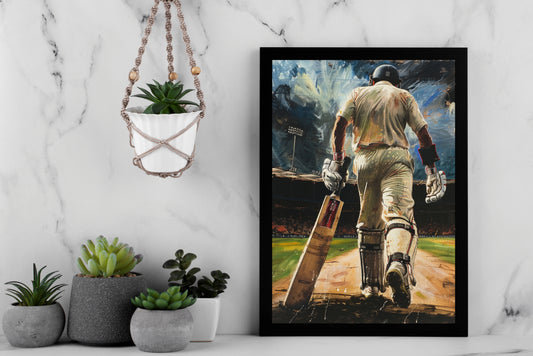 “Walk to Glory – ESS Inspired Frame” 🏏🔥