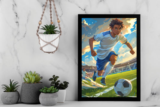 “Chase the Goal – ESS Inspired Frame” ⚽🔥