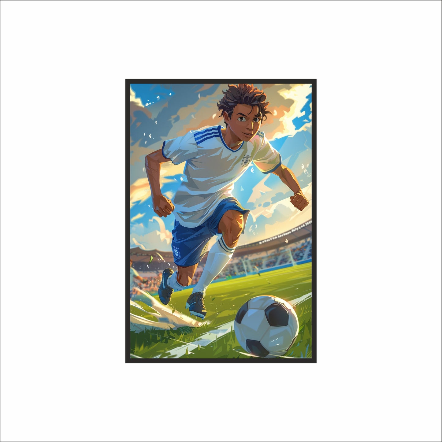 “Chase the Goal – ESS Inspired Frame” ⚽🔥