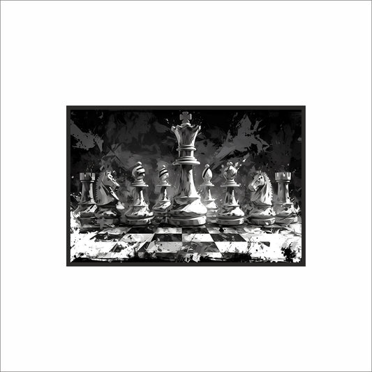 “Shadowed Strategy – ESS Inspired Frame” ♟️⚔️