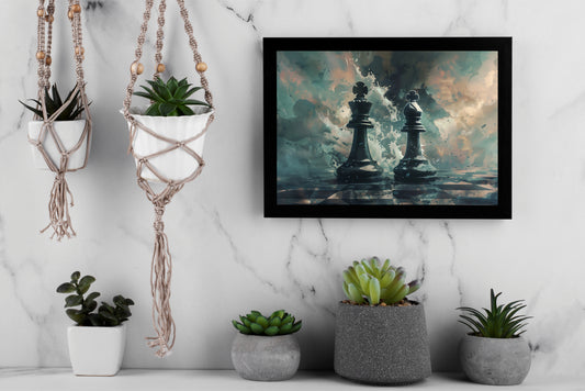 “Dual Kings – ESS Inspired Frame” ♟️⚡