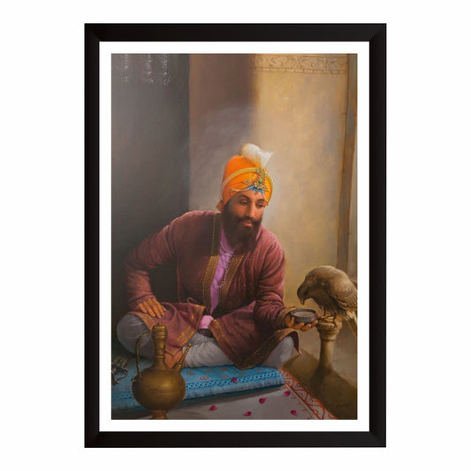Guru Gobind Singh Ji Wall Art Photo Frame – The Warrior Saint of Courage & Compassion