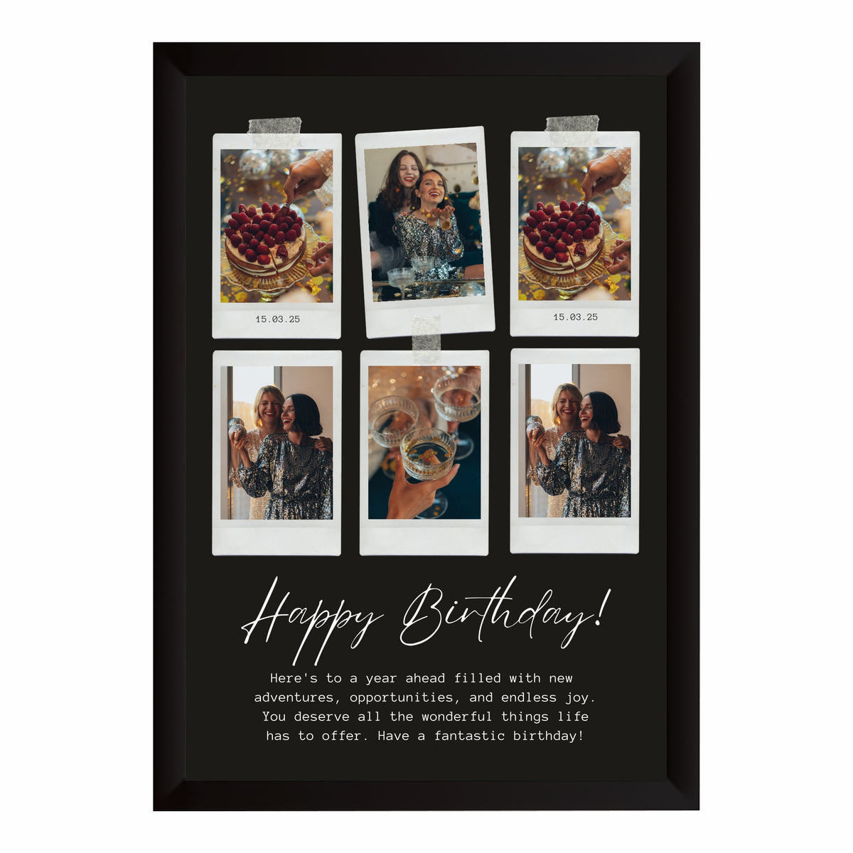 Customized Birthday Photo Frame
