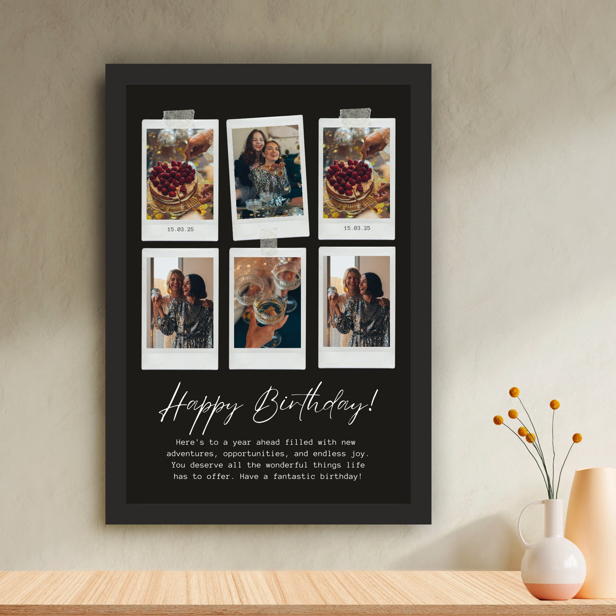 Customized Birthday Photo Frame