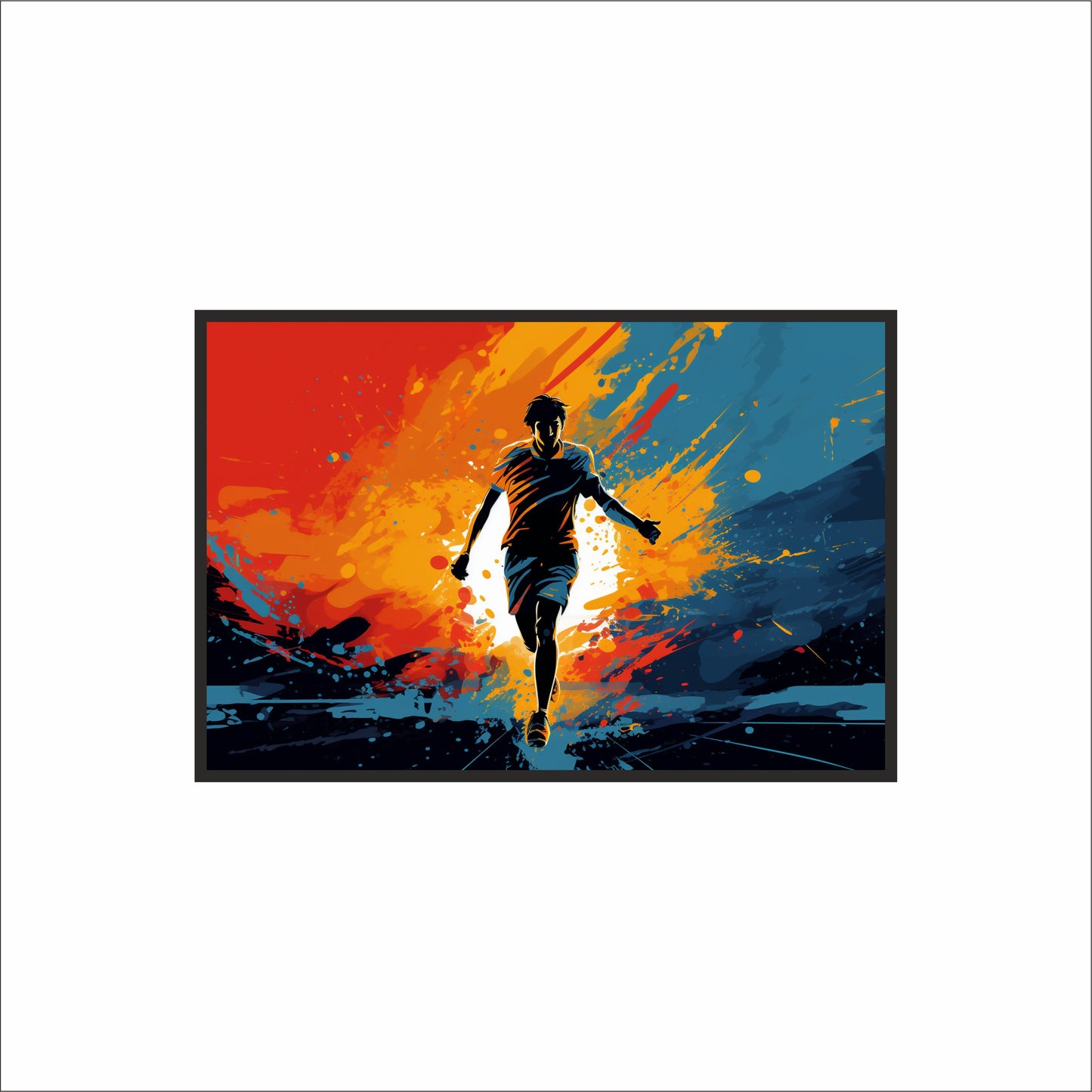 “Run Through Fire – ESS Inspired Frame” ⚡🔥