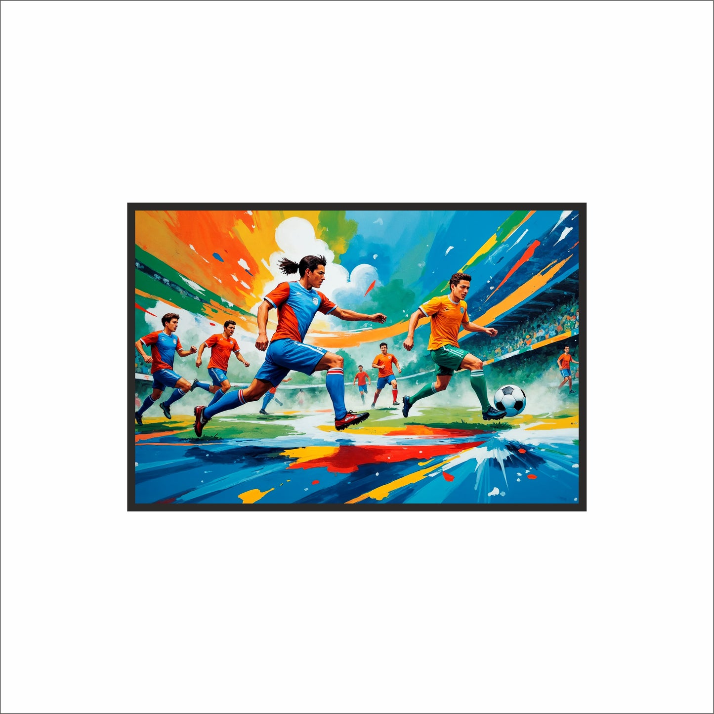 “Break the Defense – ESS Inspired Frame” ⚽🔥