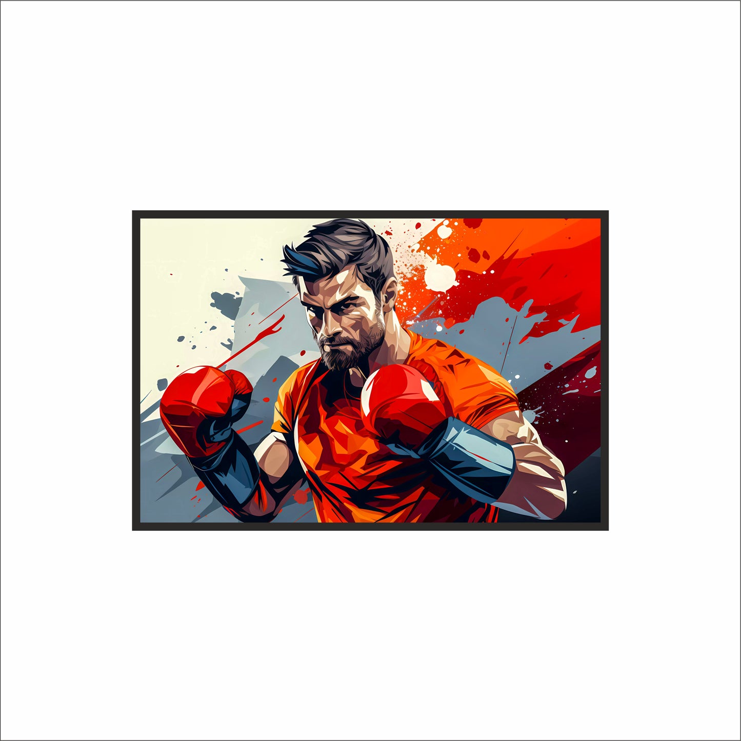 “Fight with Fury – ESS Inspired Frame” 🥊🔥