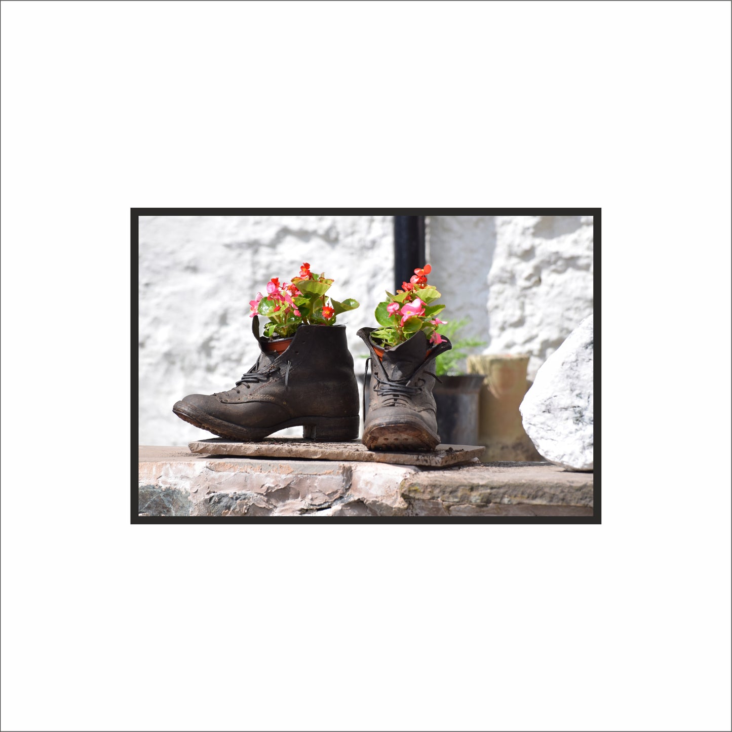 “Bloom in Old Boots – ESS Inspired Frame” 🌼👢✨