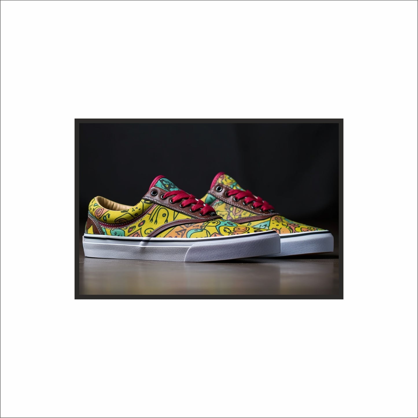 “Doodle Kicks – ESS Inspired Frame” 🎨👟🔥