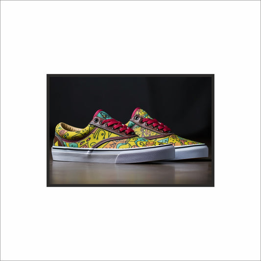 “Doodle Kicks – ESS Inspired Frame” 🎨👟🔥