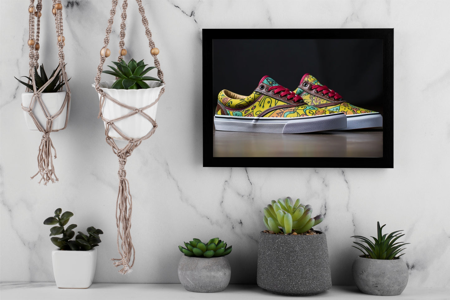 “Doodle Kicks – ESS Inspired Frame” 🎨👟🔥