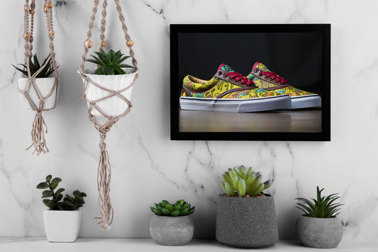 “Doodle Kicks – ESS Inspired Frame” 🎨👟🔥