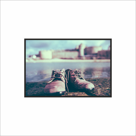 “Resting Shoes Wall Art Photo Frame – Lost in the Journey”