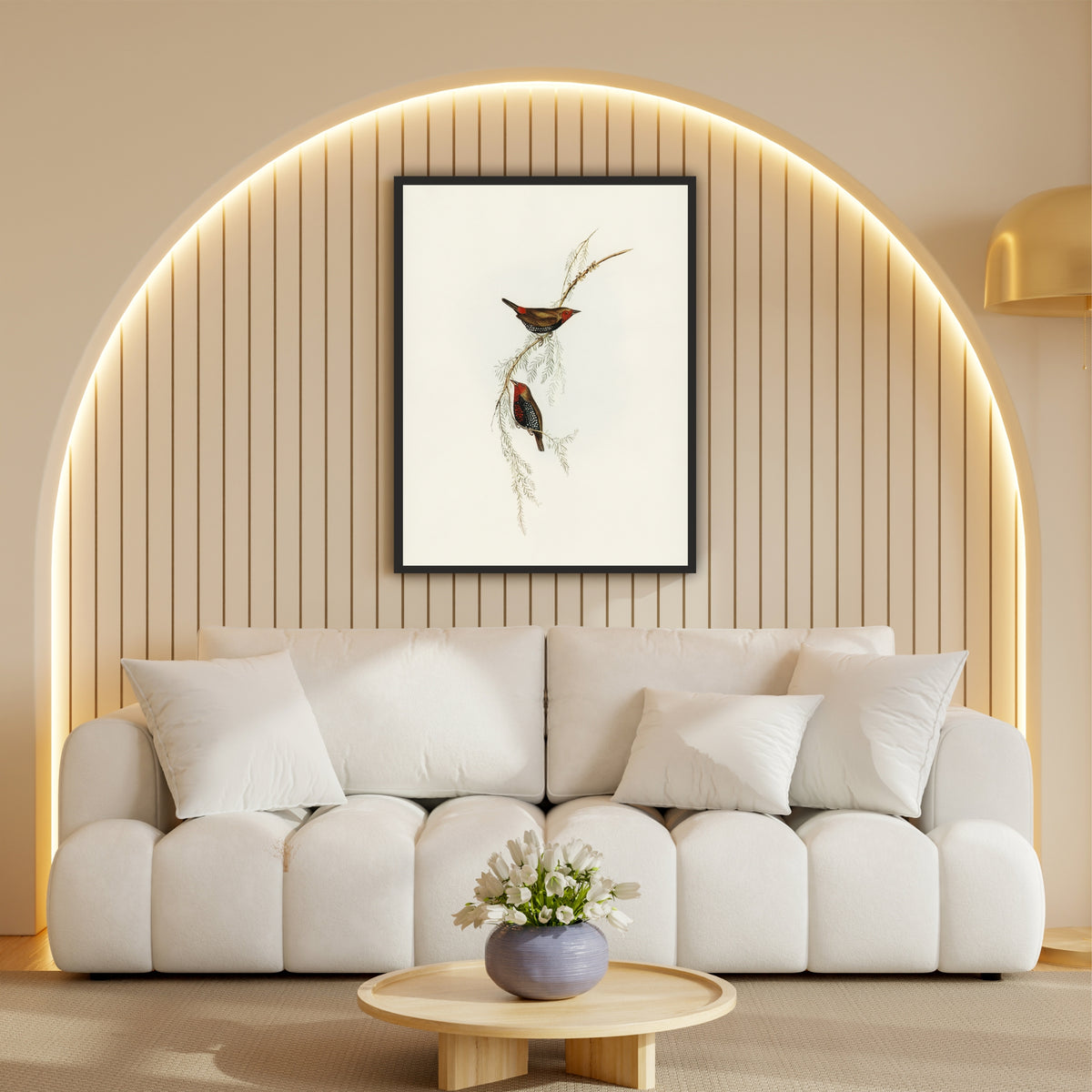 Vintage Botanical Bird Wall Art | Antique Bird Illustration & Nature Print