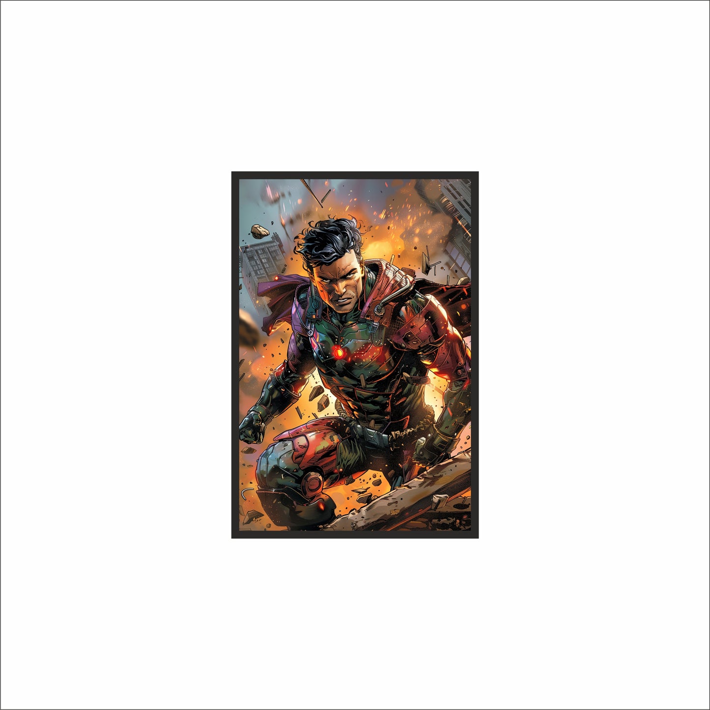 Epic Superhero Power Wall Frame – Unleash Your Inner Hero! ⚡🔥