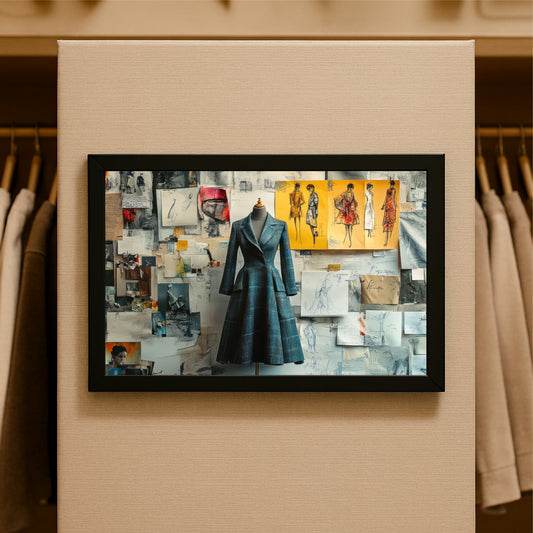 “Atelier Dreams – Couture Creation Art Frame” ✨🧵👗
