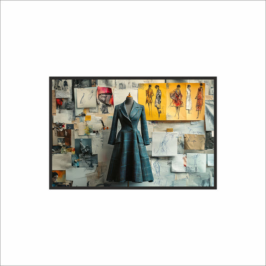 “Atelier Dreams – Couture Creation Art Frame” ✨🧵👗