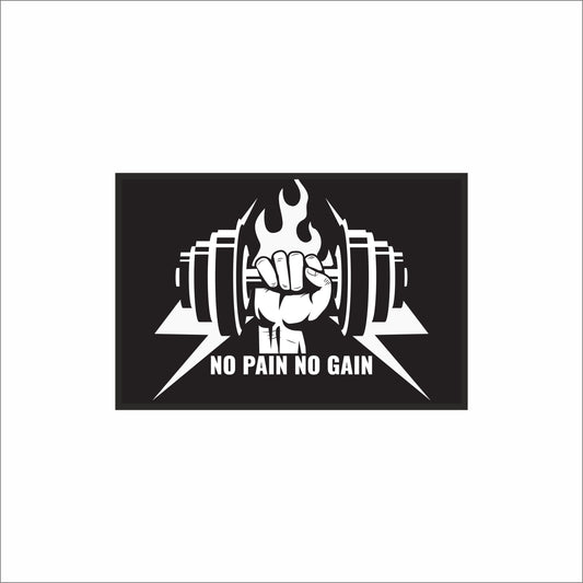 “No Pain No Gain – Power Fist Gym Art Frame” 🔥🏋️‍♂️