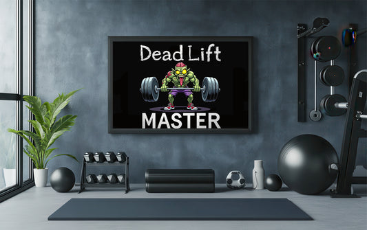 Deadlift Master – Power Gym Art Frame 💪🔥