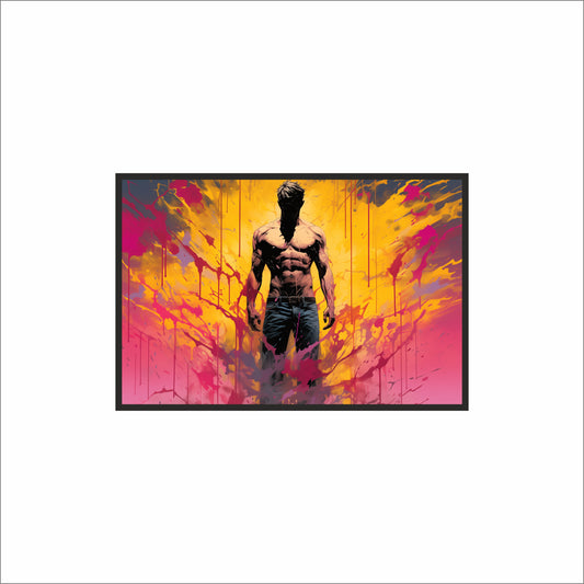 Unbreakable Rise – Power & Dominance Art Frame 🔥💪