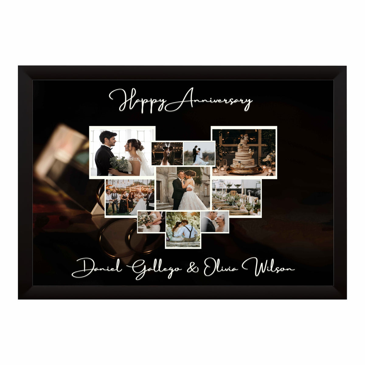 Customized Anniversary Photo Collage