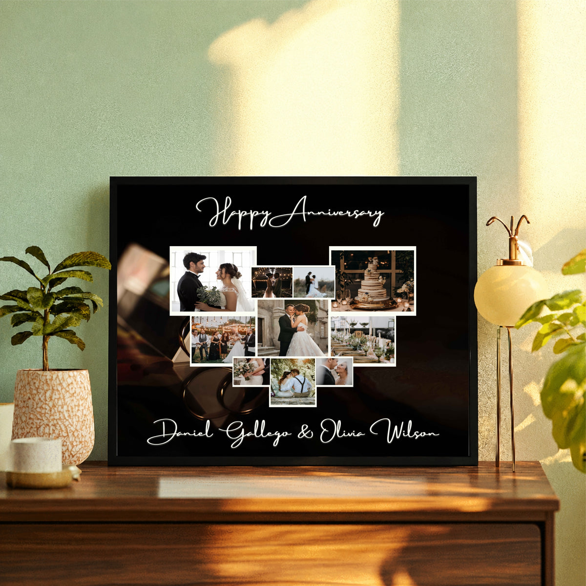 Customized Anniversary Photo Collage