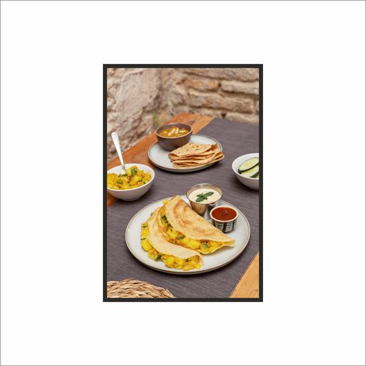 South Indian Comfort – Masala Dosa Art Frame 🥞🌿