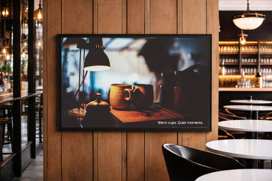 Warm Cups, Quiet Moments – Cozy Coffee Wall Art ☕✨