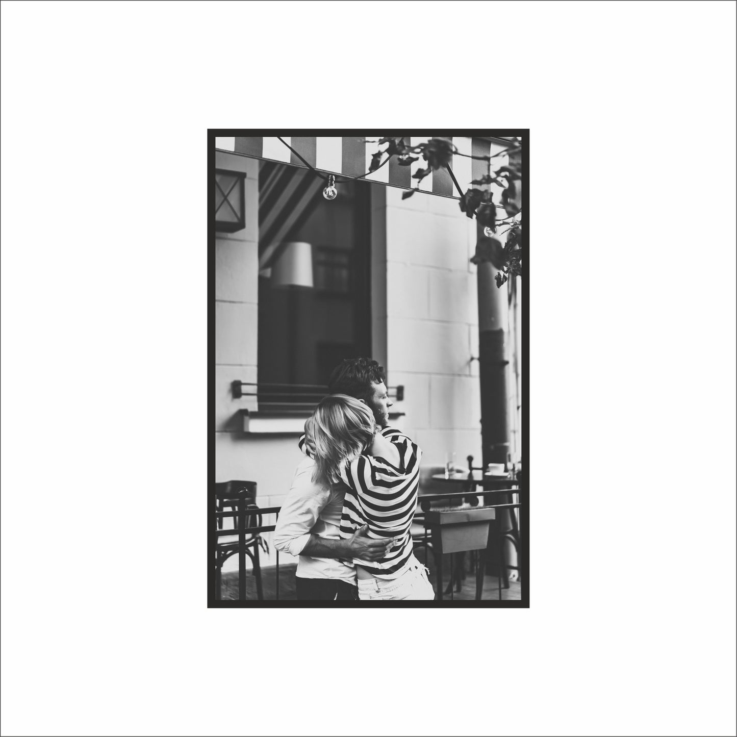 Held in the Moment – Quiet Love Wall Art 🖤🤍