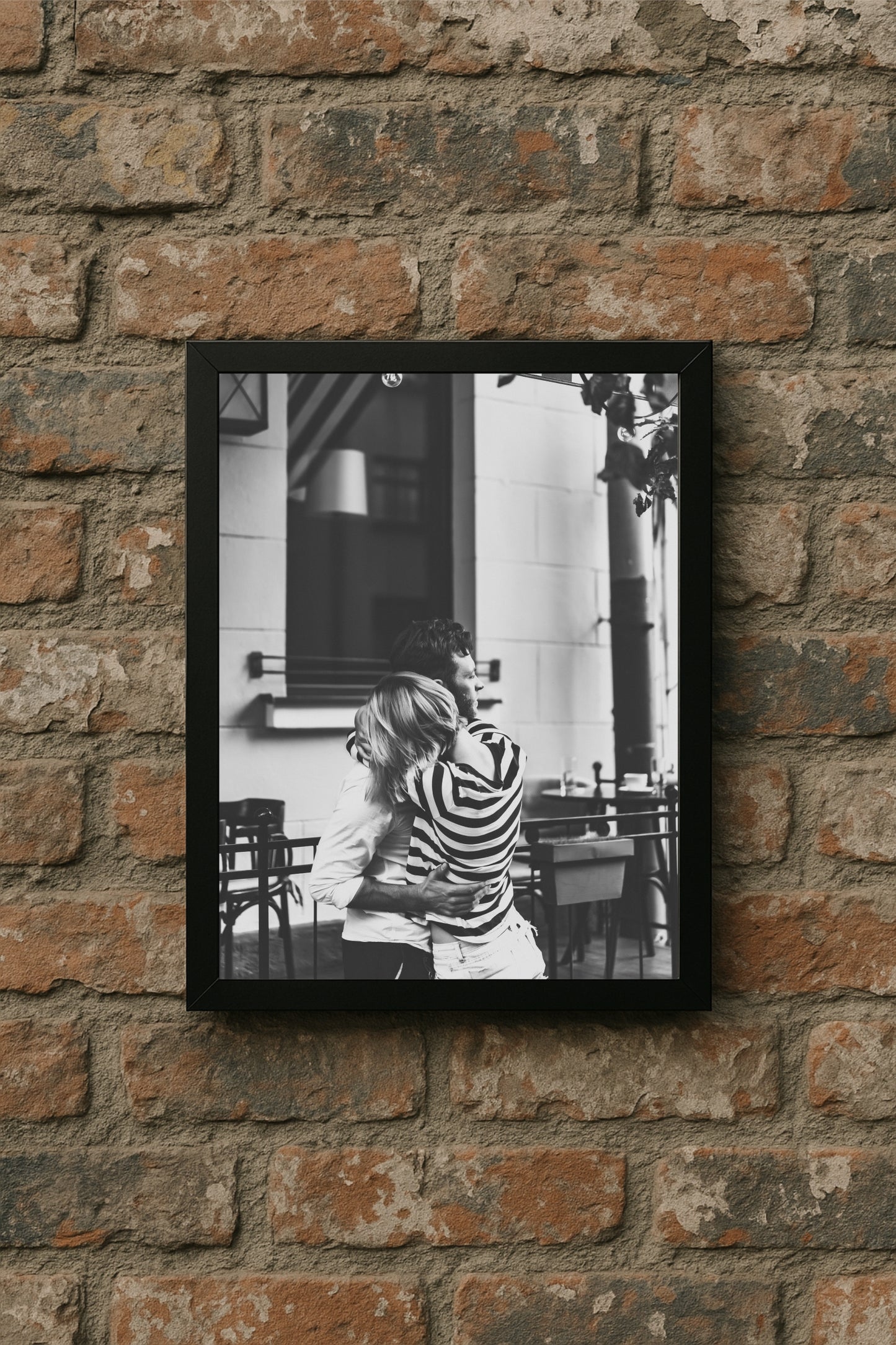 Held in the Moment – Quiet Love Wall Art 🖤🤍