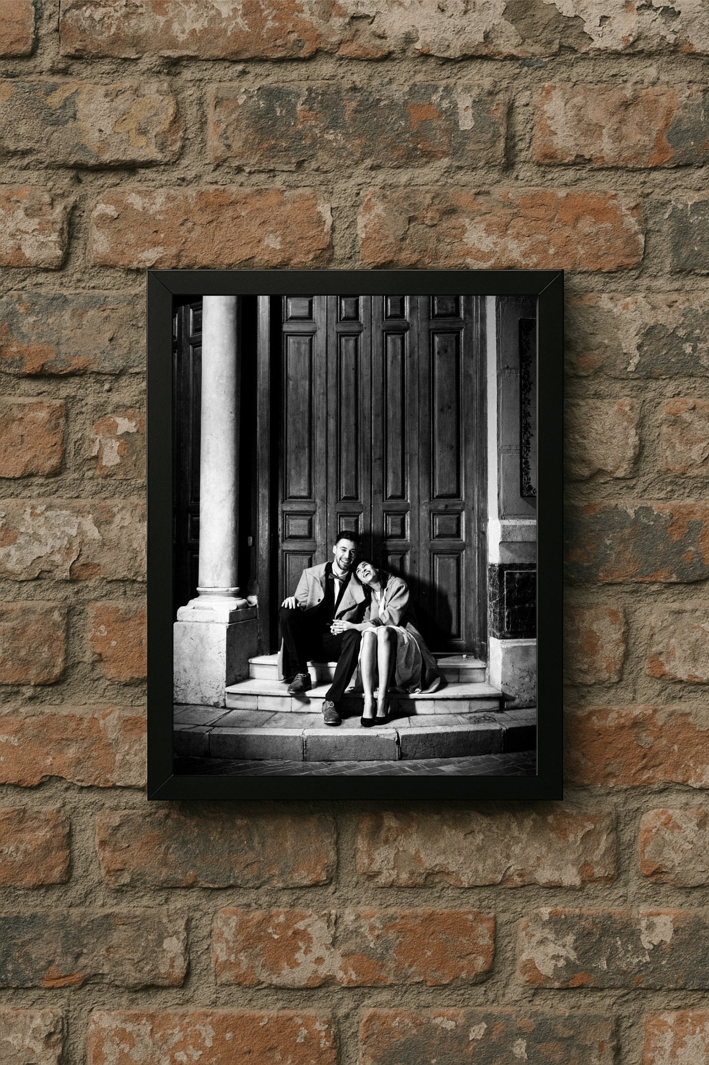 Together, Unhurried Wall Art Photo Frame – Timeless Love Wall Art 🖤🤍