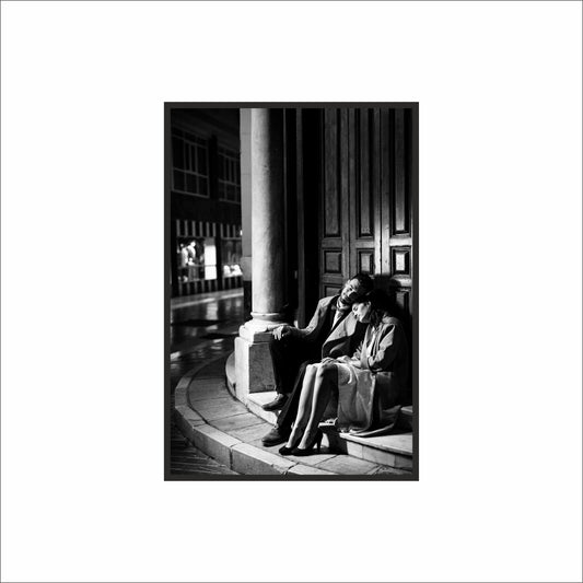 Resting in Each Other – Quiet Love Wall Art 🖤🤍