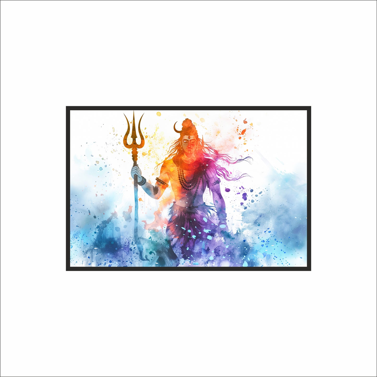 Mahadev in Motion – The Cosmic Force Wall Art 🔱🔥