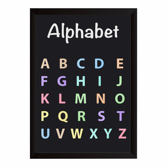 Alphabet Wall Art | Kids Learning ABC Poster