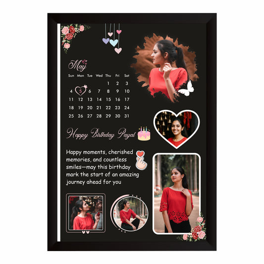 Customized Birthday Photo Frame