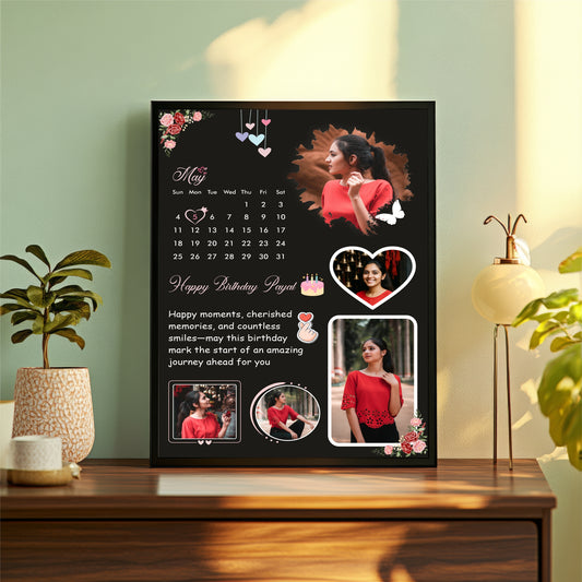 Customized Birthday Photo Frame