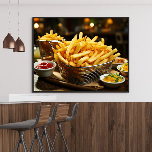 Potato Fingers Wall Frame – A Crunchy Delight for Your Space