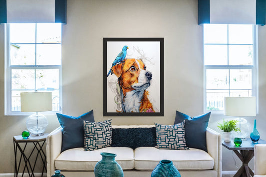 Loyal Companion – Dog Wall Art 🐶✨