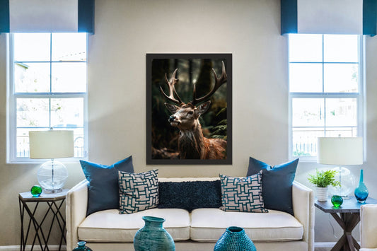 Grace & Wilderness – Deer Wall Art 🦌✨