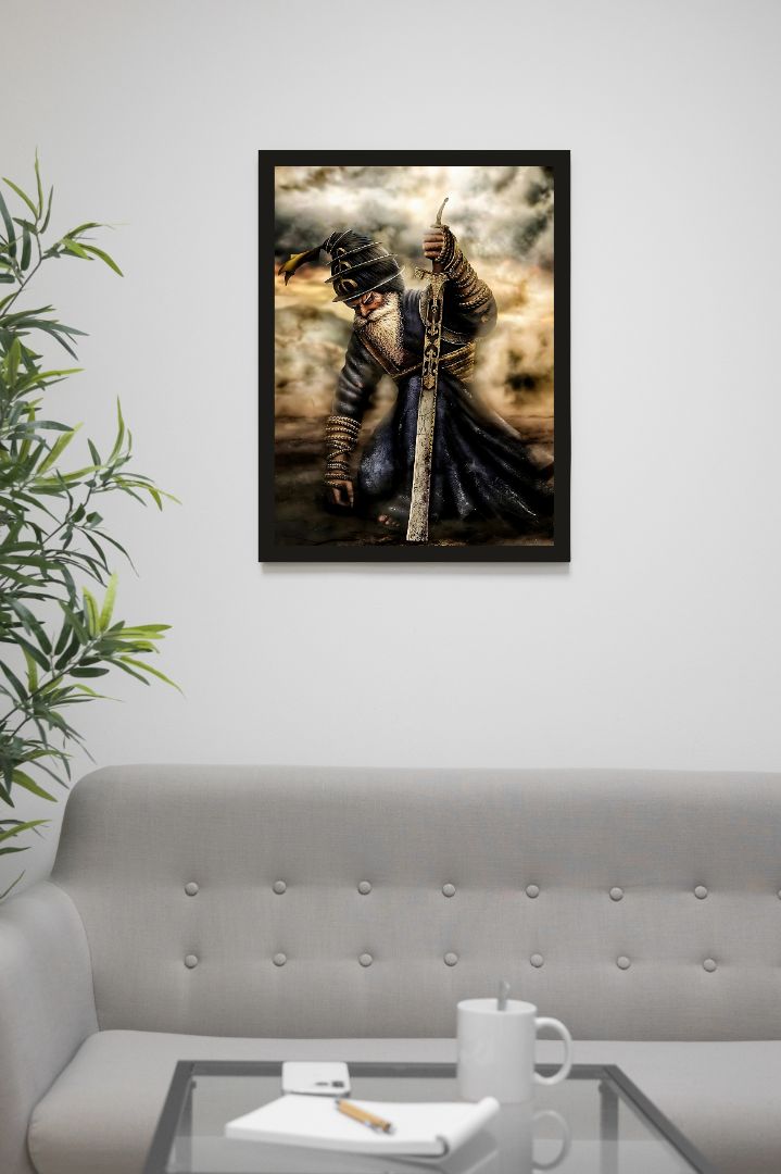 Baba Deep Singh Ji Wall Frame