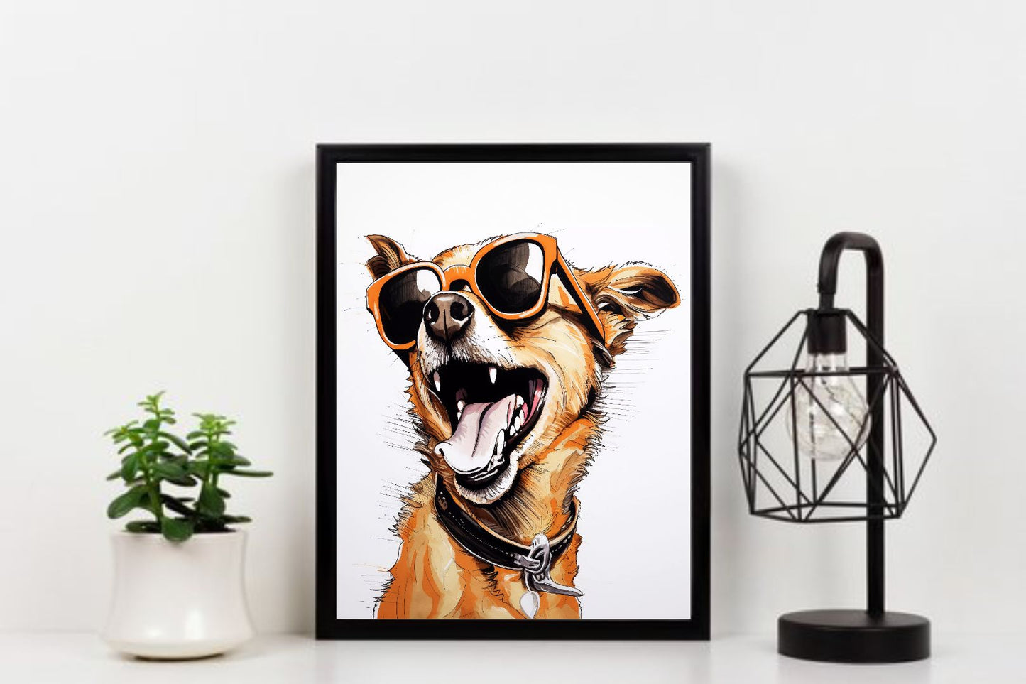Loyal Companion Wall Photo Frame – Dog Wall Art