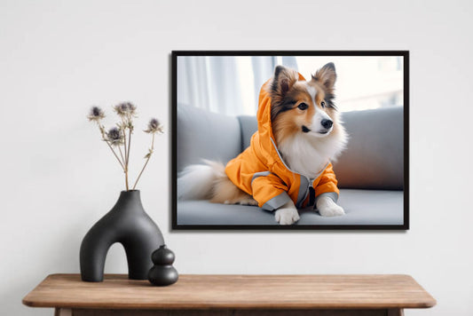Adorable Puppy Wall Art – A Heartwarming Touch 🐶💛