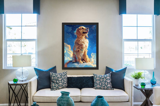 Loyal Companion – Dog Wall Art 🐶✨