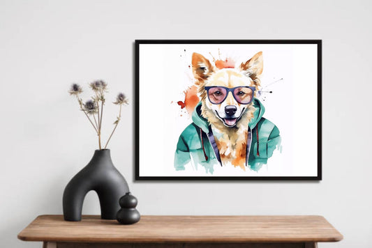 Loyal Companion – Dog Wall Art 🐶✨