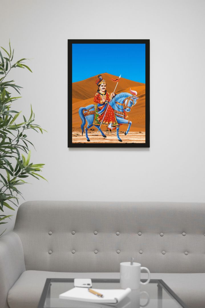 Jaharveer Goga Ji Maharaj Wall Frame