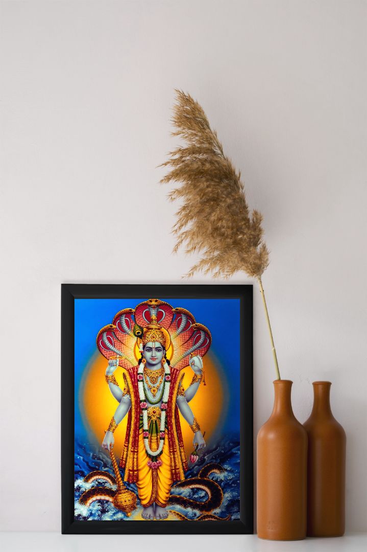 Lord Vishnu wall frame