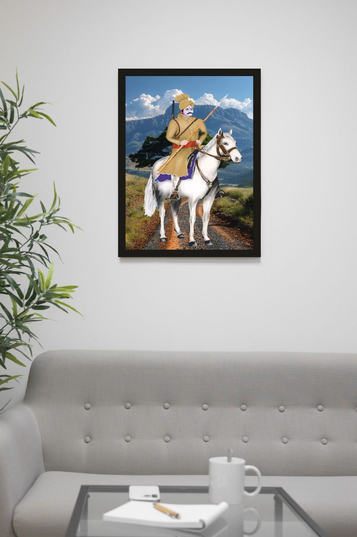 Baba Sabal Singh Ji Bawari Wall Frame