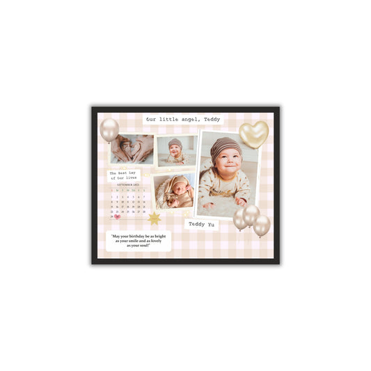 Personalized Baby Memory Collage Frame – Cherish Every Precious Moment
